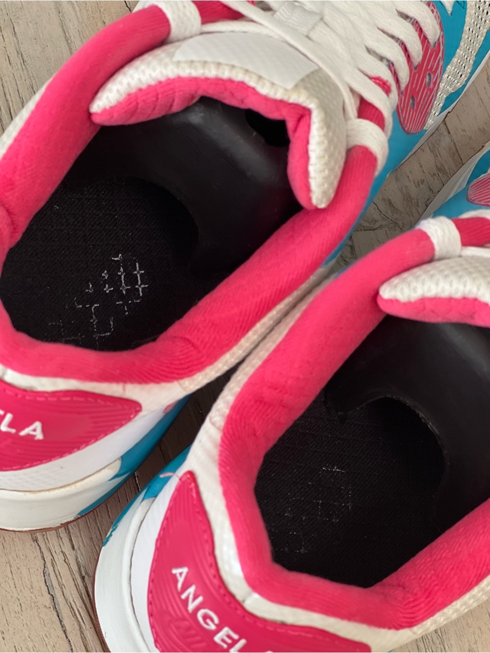 Nike Air Max 90 NikeiD Custom “Angela” Sneakers 488034-991 Women’s 9.5 Rare - Picture 10 of 14